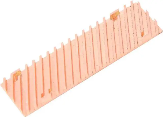 Alt view image 6 of 6 - 70×20×3mm Ultra-Thin Pure Copper M.2 2280 NVMe SSD Heatsink with Thermal Pad