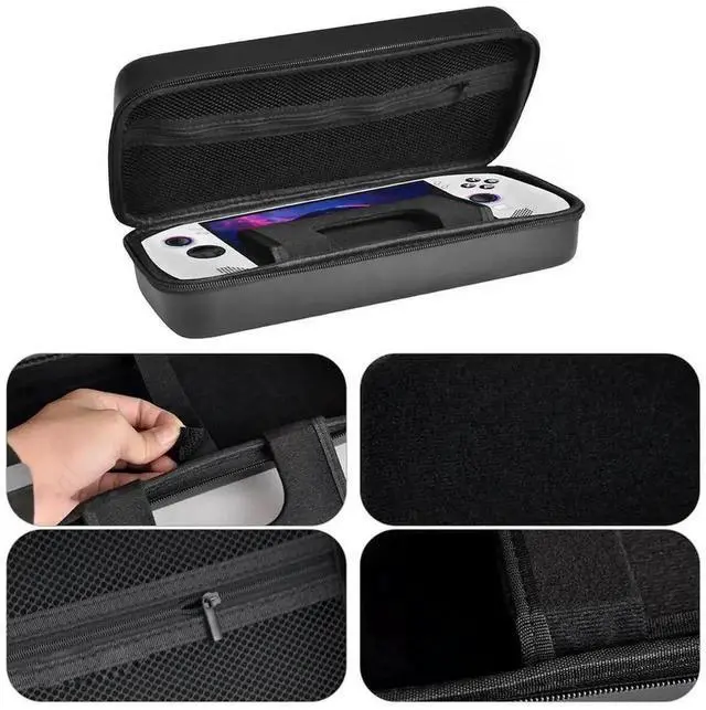 Alt view image 2 of 4 - Hard Shell Carrying Case for Legion Go S Handheld Game Console, Shockproof Travel Bag with Internal Mesh Storage Pocket