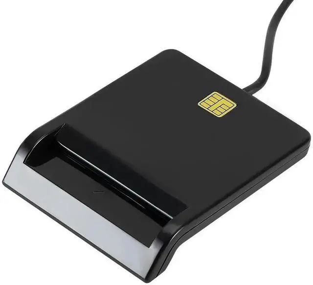 Alt view image 2 of 3 - Multifunctional Portable USB 2.0 Smart Card Reader, Compact Affordable Card Scanner for DNIE, ATM, CAC, IC, ID, Bank & SIM Cards