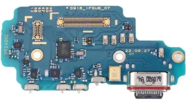 Main image of Original Charging Port Dock PCB Board for Samsung Galaxy S23 Ultra 5G SM-S918U US Version, Integrated USB-C Port, SIM Card Slot & Bottom Microphone