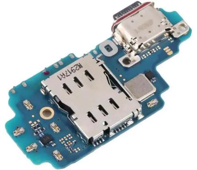 Alt view image 4 of 4 - Original Charging Port Dock PCB Board for Samsung Galaxy S23 Ultra 5G SM-S918U US Version, Integrated USB-C Port, SIM Card Slot & Bottom Microphone