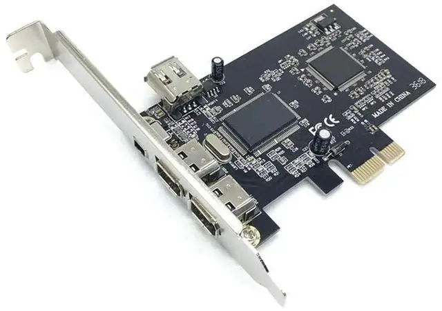 Main image of PCIe IEEE 1394a Firewire Expansion Card, 4 Ports Combo (1×4Pin + 3×6Pin) PCI Express Controller Adapter for Desktop PC