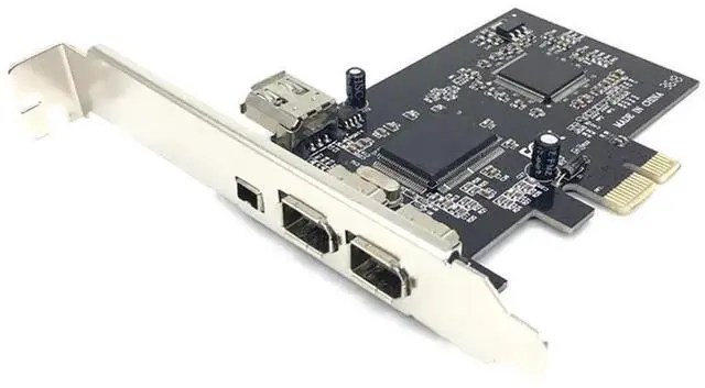 Alt view image 5 of 5 - PCIe IEEE 1394a Firewire Expansion Card, 4 Ports Combo (1×4Pin + 3×6Pin) PCI Express Controller Adapter for Desktop PC