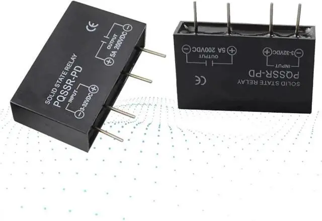 Alt view image 2 of 6 - PQSSR-P Ultra-Thin PCB SSR 5A Solid State Relay, Input 332VDC, Output 5200VDC / 5380VAC