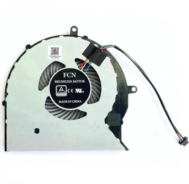 Alt view image 4 of 6 - CPU & GPU Dual Cooling Fan Set DFS602212M00T FK7W + DFS552012M00T FK7V DC12V for ASUS ROG Strix FX503 / GL703 / FX63 Series Gaming Laptops