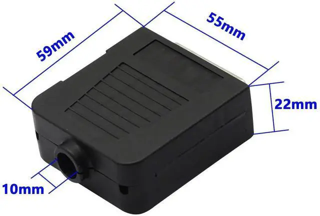 Alt view image 3 of 7 - DB25 Male Solderless Breakout Terminal Board Kit, Black Plastic Housing 25Pin D-SUB Male to Screw Terminal PCB Signal Adapter Module (M Version)