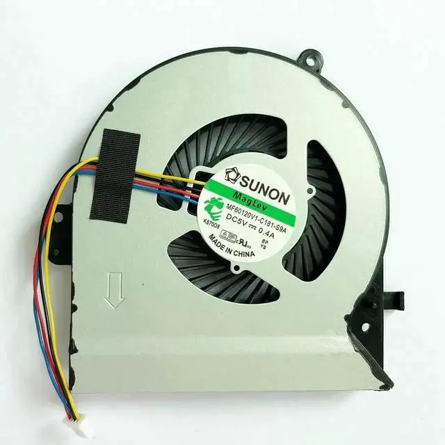 Alt view image 4 of 6 - 9mm Thin DC5V Dual CPU GPU Cooling Fan Pair EF75070S1-C530 / EF75070S1-C481 for ASUS ROG Strix GL502VM GL502VY GL502VSK ZX60V FX60VM S5VM