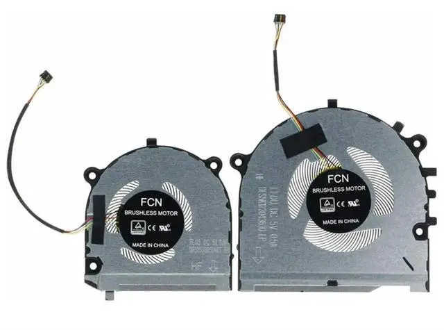 Alt view image 2 of 6 - New Dual CPU+GPU Cooling Fan Set DFS5K123043630 FLDU / DFS150305140T FL03 for Lenovo ThinkBook 13s-IWL 13s-IML K3-IWL S540-13IWL