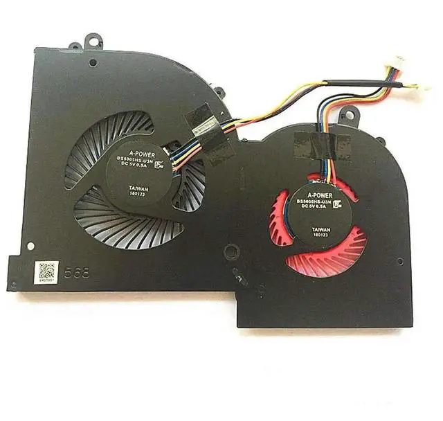 Main image of New GPU Cooling Fan PN 16Q2-GPU-CW for MSI GS65 Stealth GS65VR P65 MS-16Q1 MS-16Q2 MS-16Q3 Gaming Laptops