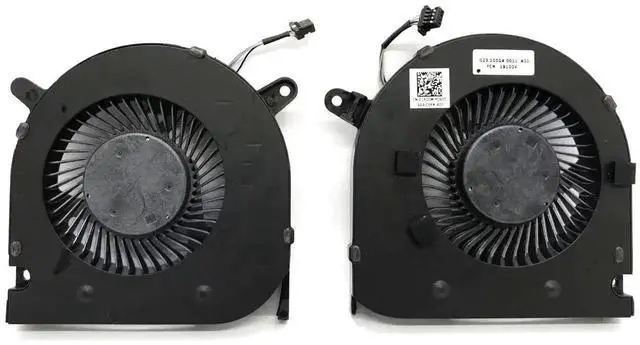 Alt view image 2 of 6 - New Dual CPU GPU Cooling Fan Kit PN 04NYWG (CPU) / 0160GM (GPU), DC5V 0.5A 4-Pin PWM Blowers for Dell G3 3590 G3-3500 G5 15 5500 G5 SE 5505 Gaming Laptops