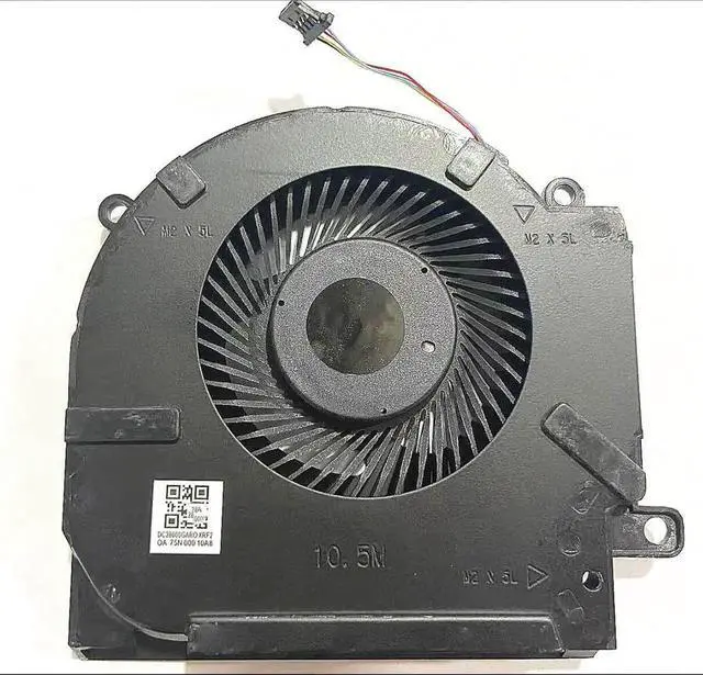 Alt view image 5 of 6 - 12V CPU GPU Dual Cooling Fan Replacement Kit for HP Omen 15-EN 15-EK TPN-Q236 TPN-Q238, P/N M04215-001 M04216-001 ND8CC02-19J23 ND8CC02-19J22