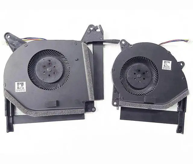 Alt view image 2 of 5 - CPU GPU Dual Cooling Fan Kit for ASUS ROG Strix Scar GL704 GL704GM GL704GV GL704GW G715GV G715GW, DC12V 1A P/N DFSCK22105182D FL2D DFSCK22115181C FL2F