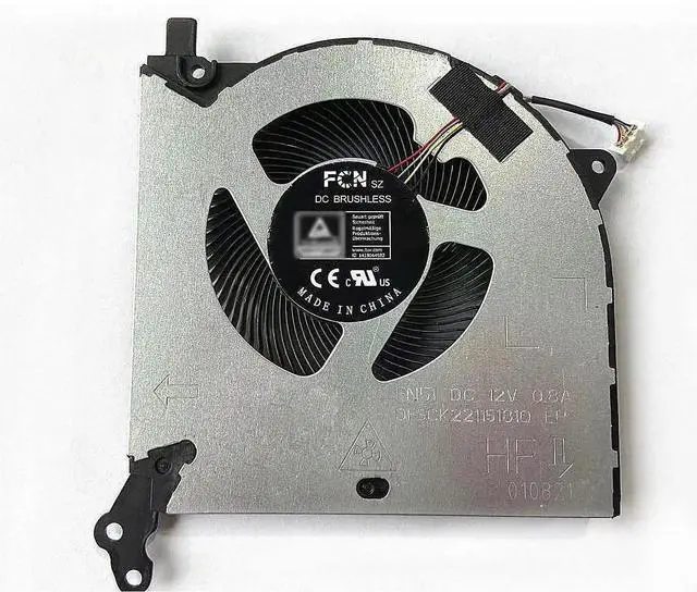 Alt view image 3 of 6 - DC12V CPU GPU Dual Cooling Fan Kit for Lenovo Legion Y7000P 2020H R7000 Y7000 Y550-15E Legion 5 5i 15IMH05H, P/N DFS2400125Q0T FN50 DFSCK22115181Q FN51