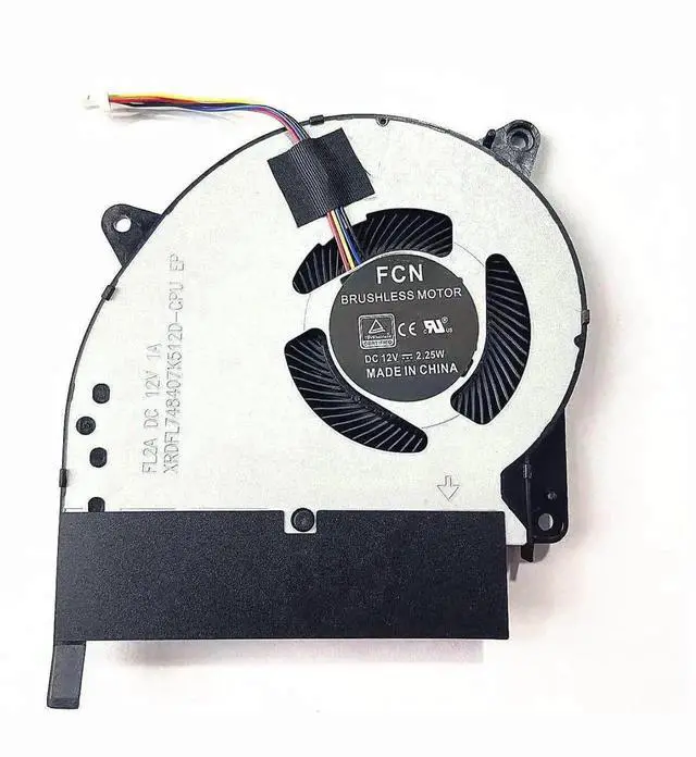 Alt view image 3 of 5 - DC12V 1A CPU GPU Dual Cooling Fan Kit for ASUS ROG Strix Scar GL704 GL704GM GL704GV GL704GW G715GV G715GW, OEM P/N DFSCK22105182D FL2D DFSCK22115181C FL2F