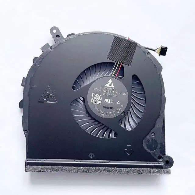 Alt view image 4 of 6 - DC5V 0.5A CPU GPU Dual Cooling Fan Kit for HP Gaming Pavilion 17-CD TPN-C142 17-CD0010TX 17-CD0022TX 17-CD0026TX, OEM P/N L56873-001 ND85C14-18K14 9116FPR ND85C15-18K15 0X07SBR