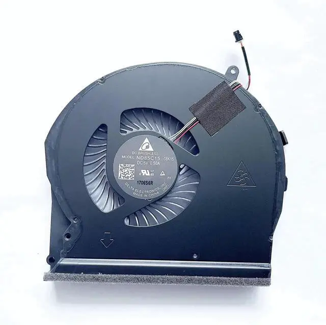 Alt view image 5 of 6 - DC5V 0.5A CPU GPU Dual Cooling Fan Kit for HP Gaming Pavilion 17-CD TPN-C142 17-CD0010TX 17-CD0022TX 17-CD0026TX, OEM P/N L56873-001 ND85C14-18K14 9116FPR ND85C15-18K15 0X07SBR