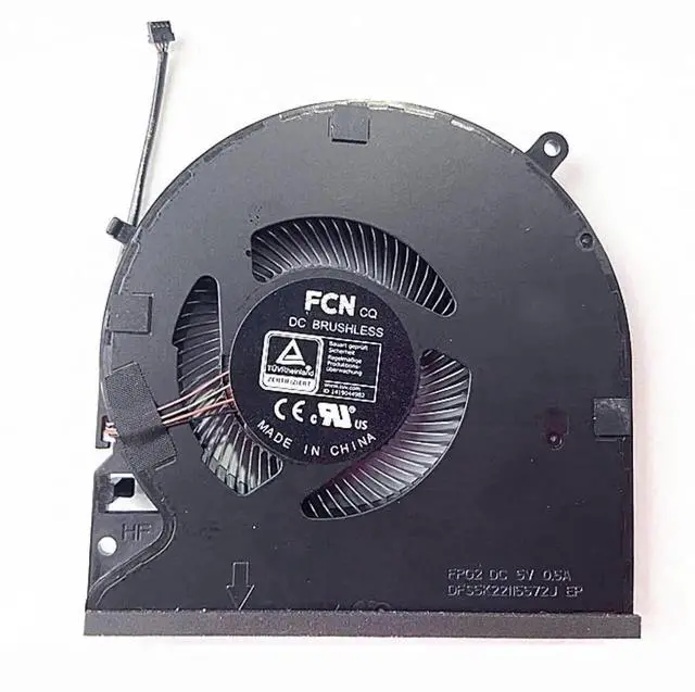 Alt view image 3 of 5 - DC5V 0.5A CPU GPU Dual Cooling Fan Kit for Razer Blade 15 Advanced 2021 RZ09-0409 Series, OEM P/N DFS5K12304363E FPG1 DFS5K22115572J FPG2
