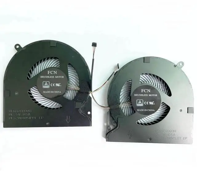 Main image of New CPU GPU Cooling Fan Replacement for Razer RZ09-0238 RZ09-0288 RZ09-0301 Series, Fits DFS2004051POT FKRD DFS561405PLOT FKRF Fan Models