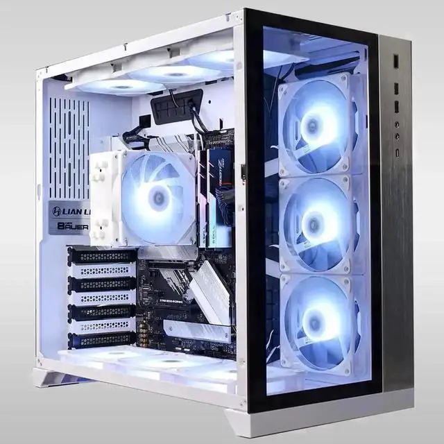 Alt view image 6 of 7 - ID-COOLING SE-224-XTS White CPU Air Cooler, 4 Direct Contact Heat Pipes, 120mm PWM White LED Fan, 220W TDP CPU Cooler Compatible with Intel LGA1700/1200/115X & AMD AM4/AM5 Desktop Processor