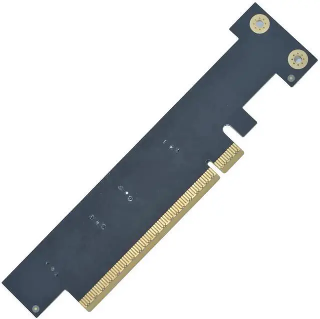 Alt view image 4 of 6 - PCIe 5.0 x16 to 2 Upward MCIO x8 Adapter Card, Support 4 U.2 NVMe SSD Gen5 Storage Card