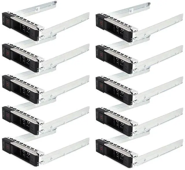 Main image of 10 Pack 3.5 Inch HDD SSD Hard Drive Tray Caddy X7K8W 0X7K8W, Hot Swap Carrier Compatible with Dell PowerEdge 14G/15G/16G Servers