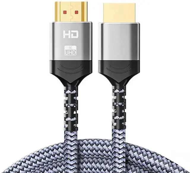 Main image of 5ft Certified Ultra High Speed HDMI 2.1 Cable, 48Gbps, Nylon Braided Aluminum Shell, Supports 8K@60Hz & 4K@240Hz