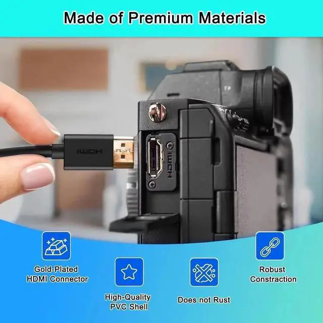 Alt view image 3 of 5 - 6.6FT USB to HDMI Male to Male Adapter Cable, 1080P Audio Video Converter Cord, Only Compatible with Windows XP/7/8/8.1/10