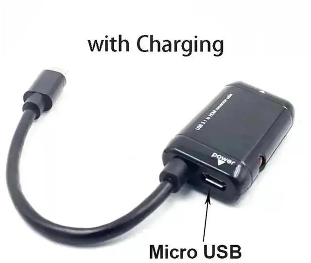 Alt view image 2 of 6 - USB 3.1 Type-C Male to HDMI Female MHL Video Converter Dongle, 1080P Digital Signal Output for HDTV