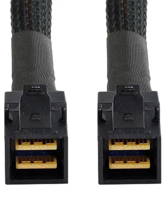Alt view image 6 of 7 - 50cm Internal SFF-8643 Mini SAS HD to SFF-8643 Server RAID Storage Cable
