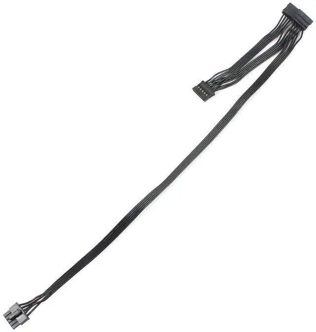 Alt view image 5 of 7 - 80cm Great Wall Dragon Series 5Pin Modular Power Splitter Cable, 5P Male to 3 SATA + 4Pin Molex Female for PC Server Storage Drives