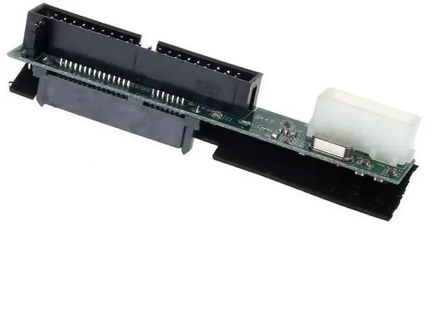 Alt view image 6 of 7 - Narrow PCB IDE PATA to SATA Converter Adapter, Parallel to Serial ATA Bridge Board for 2.5/3.5" HDD, DVD, CD-ROM, CD-RW, DVD-RAM Drives with 7+15Pin SATA Port