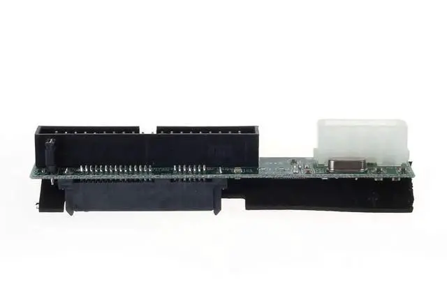 Alt view image 3 of 7 - Narrow PCB IDE PATA to SATA Converter Adapter, Parallel to Serial ATA Bridge Board for 2.5/3.5" HDD, DVD, CD-ROM, CD-RW, DVD-RAM Drives with 7+15Pin SATA Port