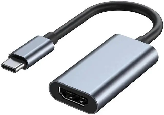 Main image of USB C to HDMI Adapter 4K, Type-C HDMI Dongle Video Converter Compatible with MacBook Pro iPad Air Dell XPS Chromebook Laptop Phone TV Monitor Projector