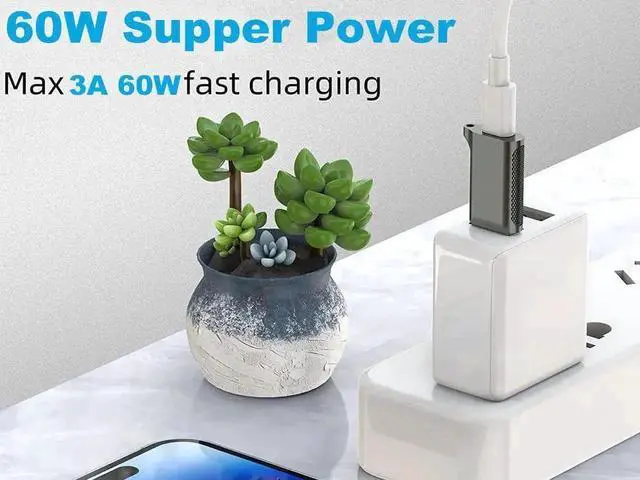 Alt view image 5 of 6 - 1 Pack USB 3.2 Gen 2 Type-C Female to USB-A Male Adapter, Reversible Double-Sided 10Gbps Converter Supports Fast Charging, Data Transfer & USB-C Headset Audio