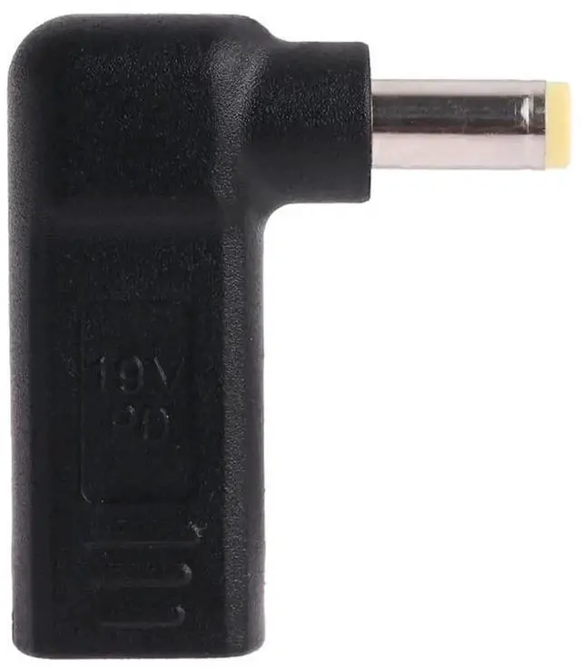 Alt view image 6 of 6 - 90 Degree Elbow USB-C Female to DC 5.5mm×2.5mm Male Barrel Plug Adapter, Type-C to 5525 DC Power Converter Connector