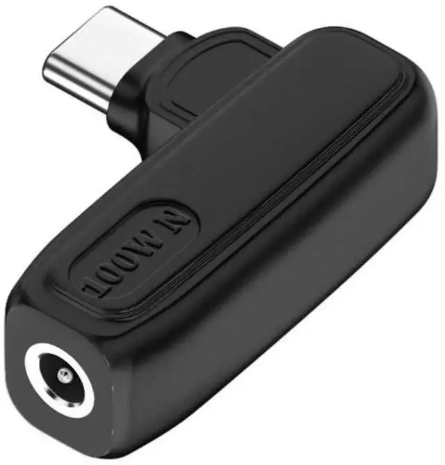 Main image of 100W N DC 3.5×1.35mm Female to USB-C Male PD Charging Adapter, DC35135 Barrel Jack to Type-C Plug Power Converter for USB-C Laptops, Phones & Tablets