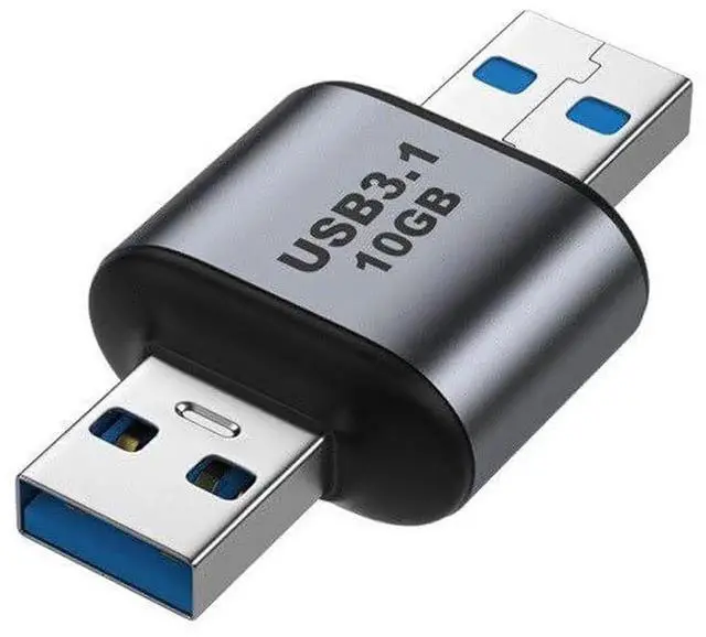Alt view image 4 of 7 - USB 3.0/3.1 Type A Male to Male Data Adapter, 10Gbps High Speed USB A to A Extension Cable Connector for Laptop Desktop PC Peripherals