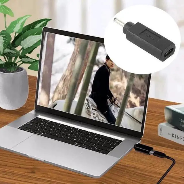 Alt view image 2 of 5 - USB-C Female to 3.0×1.0mm DC Male Plug Power Adapter Converter for Laptops & Electronics