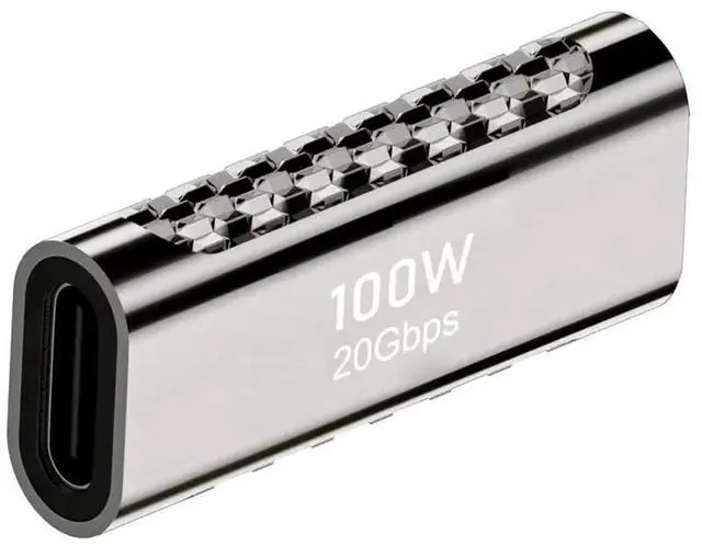 Main image of USB4 Type-C Female to Female Coupler Extender Adapter, Support 100W PD Charging, 20Gbps Data Transfer, 8K@60Hz Video for USB4/Thunderbolt 3/4 Devices