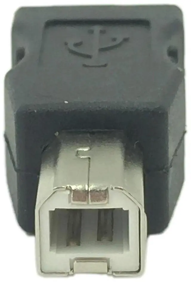 Alt view image 4 of 7 - 2 Pack USB A Male to USB B Male Adapter Converter, Standard USB 2.0 Printer Scanner MIDI Cable Connector Extender