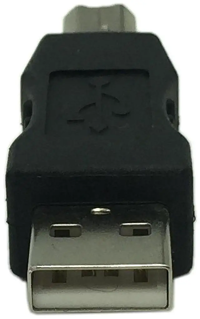 Alt view image 2 of 7 - 2 Pack USB A Male to USB B Male Adapter Converter, Standard USB 2.0 Printer Scanner MIDI Cable Connector Extender
