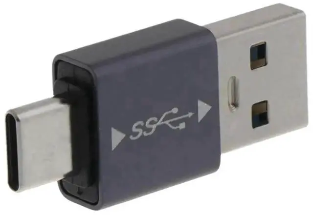 Alt view image 3 of 3 - 10Gbps Super Speed USB 3.0 Type A Male to USB C Male Adapter, Data Sync & Fast Charging Converter for Laptops, Phones & USB-C Devices