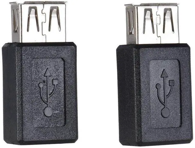 Alt view image 4 of 7 - 3 Pack USB 2.0 A Female to Micro USB Female Adapter Converter, Bidirectional Connector for Charging & Data Sync