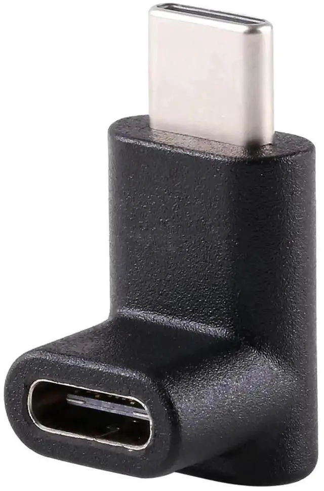 Alt view image 2 of 7 - Up & Down 90 Degree Reversible USB 3.1 Type-C Male to Female Extension Adapter, 10Gbps PD Charging Data Video Extender Converter for Laptops, Phones, Tablets & Docking Stations