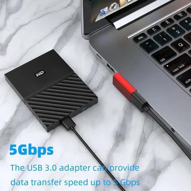 Alt view image 5 of 7 - 4 Pack 90 Degree USB 3.0 Male to Female Adapter, Up/Down/Left/Right Angled USB A Extender Converter, Compatible with PC, Laptop, Power Bank, USB Chargers, Red