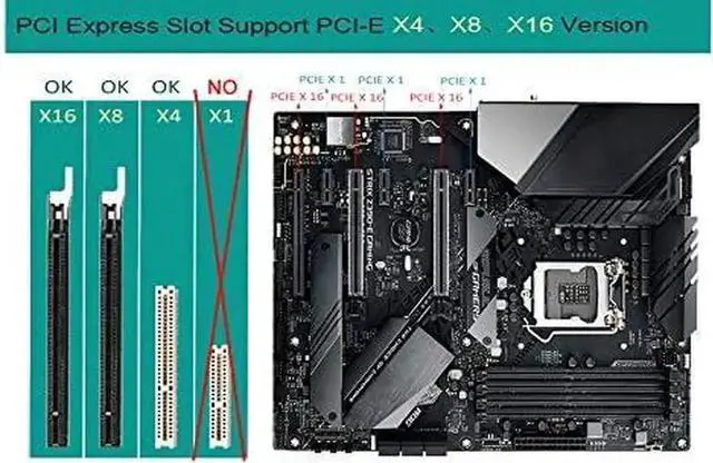 Alt view image 6 of 6 - PCIe x4 USB 3.1 Gen 2 Expansion Card, 10Gbps 1x USB-A + 1x USB-C Port PCI Express Adapter with Asmedia Controller Chip, Compatible with Windows 7/8/8.1/10 & Linux Kernel