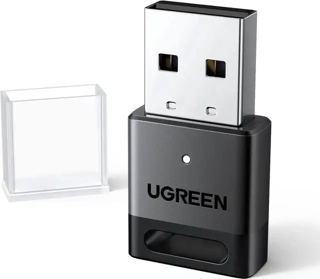 Main image of UGREEN USB Bluetooth 5.4 Adapter for PC, Bluetooth Dongle Receiver Transmitter EDR & BLE, Plug & Play for Windows 11/10/8.1, Wireless Connect Keyboard, Mouse, Headphones, Speakers, Printers for Deskto