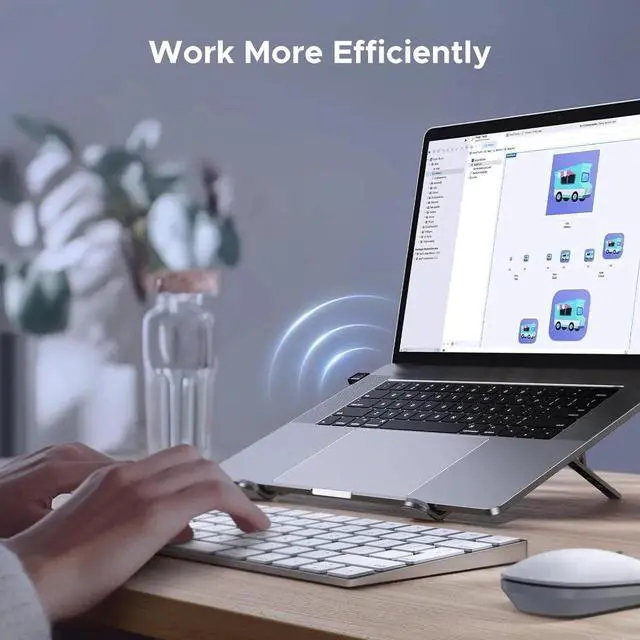 Alt view image 4 of 6 - UGREEN USB Bluetooth 5.4 Adapter for PC, Bluetooth Dongle Receiver Transmitter EDR & BLE, Plug & Play for Windows 11/10/8.1, Wireless Connect Keyboard, Mouse, Headphones, Speakers, Printers for Deskto