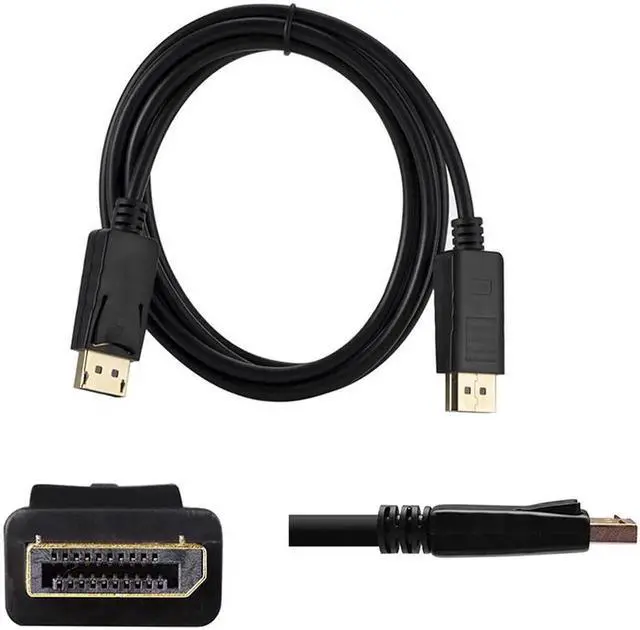Alt view image 5 of 6 - 6FT DisplayPort to DisplayPort Cable, DP 1.2 Male to Male Gold-Plated Cord, Supports 4K@60Hz, 2K@144Hz, Compatible with HP, Dell, ASUS, Lenovo, Acer, BenQ, Samsung Gaming Monitors, PC, Laptop, Graphic