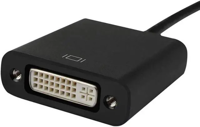 Alt view image 2 of 3 - DisplayPort to DVI-D Passive Adapter, Gold-Plated DP Male to DVI-D Female Converter, Supports 1080P & 1920x1200 Resolution for PC Laptop Monitor Projector HDTV